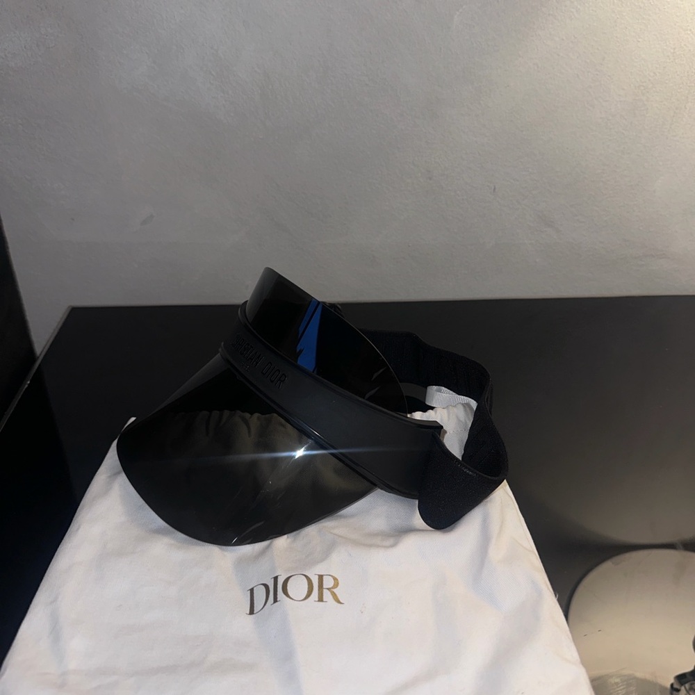 Dior Black Visor Hat